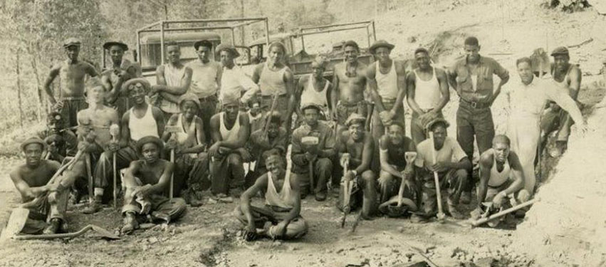 The African American Company 1743 of the Civilian Conservation Corps worked at Washington State Park for five years during the 1930s.