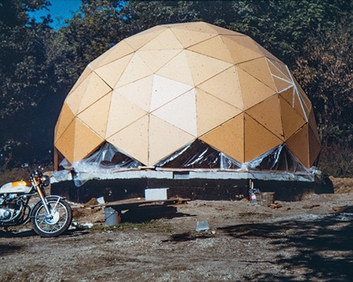 In 1972, the Ericksens designed and built a geodesic dome on their property in Washburn as a prototype for affordable housing. They lived in the dome for five years, and today it still serves as the office for the Sun Foundation.