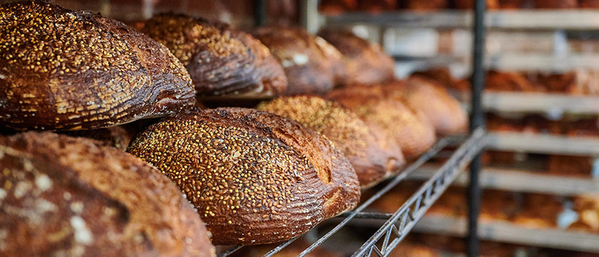 Fresh bread baked at Ardor
