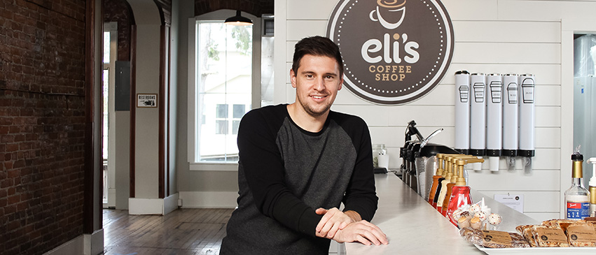 Eli's Coffee co-owner Weston Berchtold uses his entrepreneurial skills to find new solutions and growth opportunities in the business.