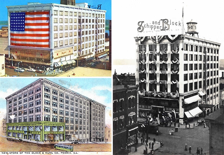 Three Historical photos of the OSF HQ