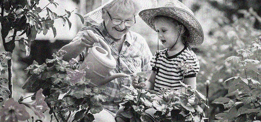 Grandmother Henrietta Brown and aunts Clara Howell and Marcella Brown