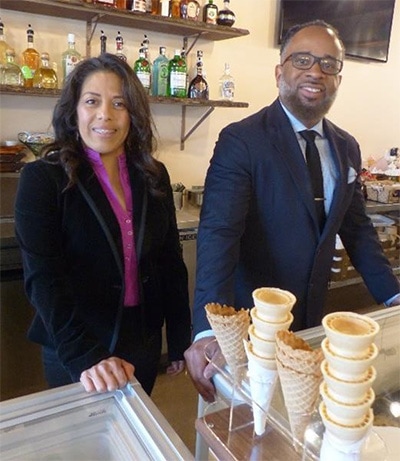 Yeni Rodriguez and Chris McCall