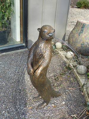 ‘Otter’, bronze