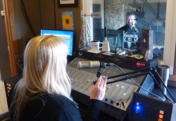 Emily and Rob Sharkey in Home Studio