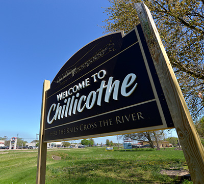 Chillicothe welcome sign