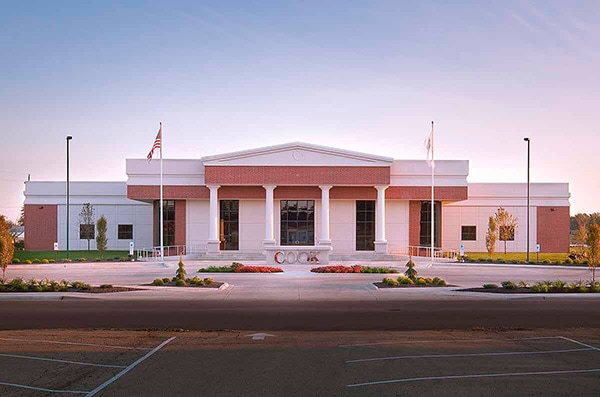 Cook Medical building on a portion of the old IH site