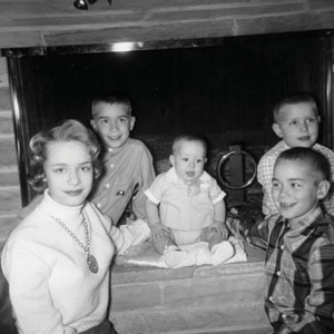 Betty Jayne Blickenstaff with sons