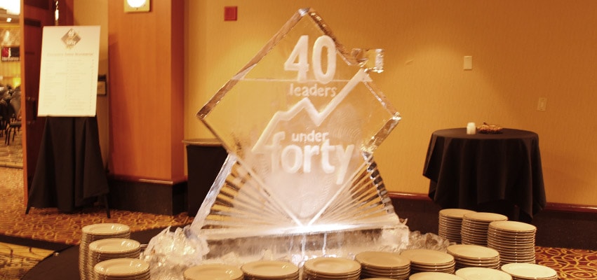 40 Leaders Under Forty ceremony