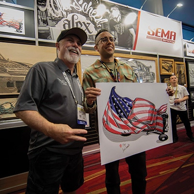 Alex Carmona at the SEMA Show