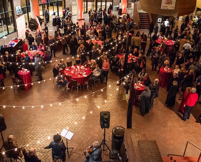 The Peoria Symphony Orchestra thinks of its subscribers as family, providing opportunities to connect with other patrons. Photo by Kelli Drake