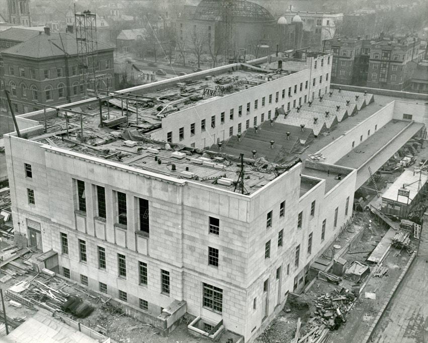 Federal Building under construction, 1938