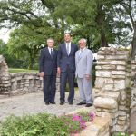 In the Spring of 2017, over 75 Mayo Clinic alumni, guests and friends of Mayo heard a lecture by Dr. Atta Behfar on cardiovascular regeneration and enjoyed camaraderie.  Dr. Soderstrom has supported Mayo, where he trained philanthropically, for decades. Left to right: Jim Isaak, Dr. Atta Behfar and Dr. Soderstrom.