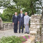 In the Spring of 2017, over 75 Mayo Clinic alumni, guests and friends of Mayo heard a lecture by Dr. Atta Behfar on cardiovascular regeneration and enjoyed camaraderie.  Dr. Soderstrom has supported Mayo, where he trained philanthropically, for decades. Left to right: Jim Isaak, Dr. Atta Behfar and Dr. Soderstrom.