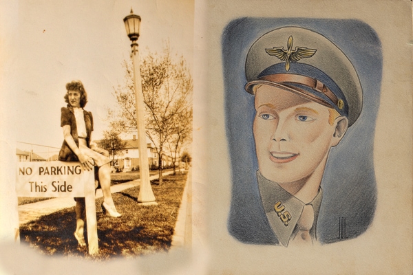 At left, the vivacious Bettye Jeanne Murphy. Right, Cpl. Jerry R. Leunig joined the U.S. Army in 1943.