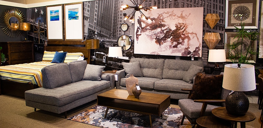 A modern home style living room set