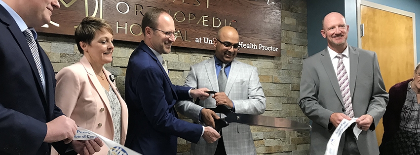 A ribbon-cutting ceremony for the new Midwest Orthopaedic Hospital was held on January 28