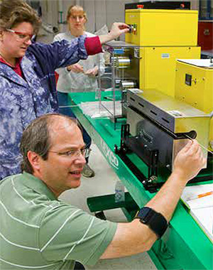 Scientists carry out their research at the National Center for Agricultural Utilization Research.