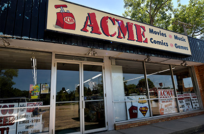 Store front of Acme Comics