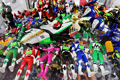 Various action figures