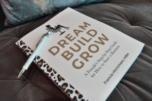 Photo of the book cover for "Dream Build Grow"