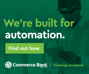 Commerce Bank - We're built for automation - Find out how.