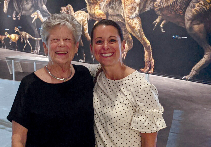 Lisa Gates with her mother Connie Frank at Peoria Riverfront Museum