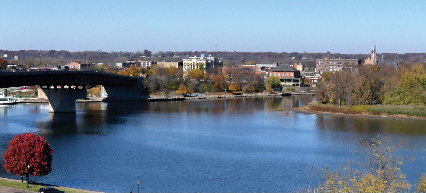 Ottawa cityscape and river view