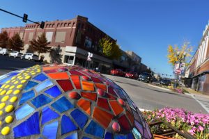 Art designs and sculptures decorate the streets of downtown Ottawa.