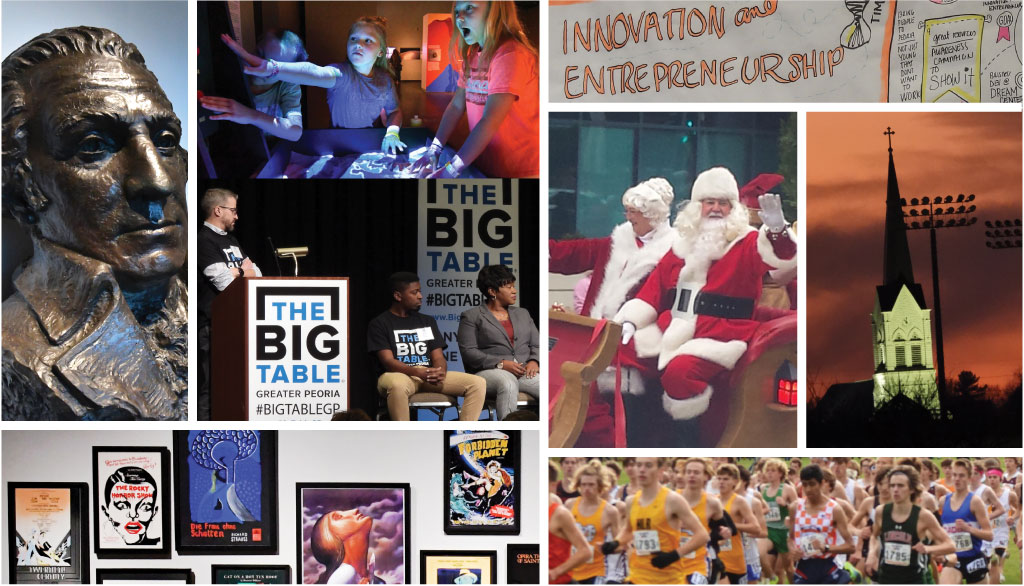 event collage of images