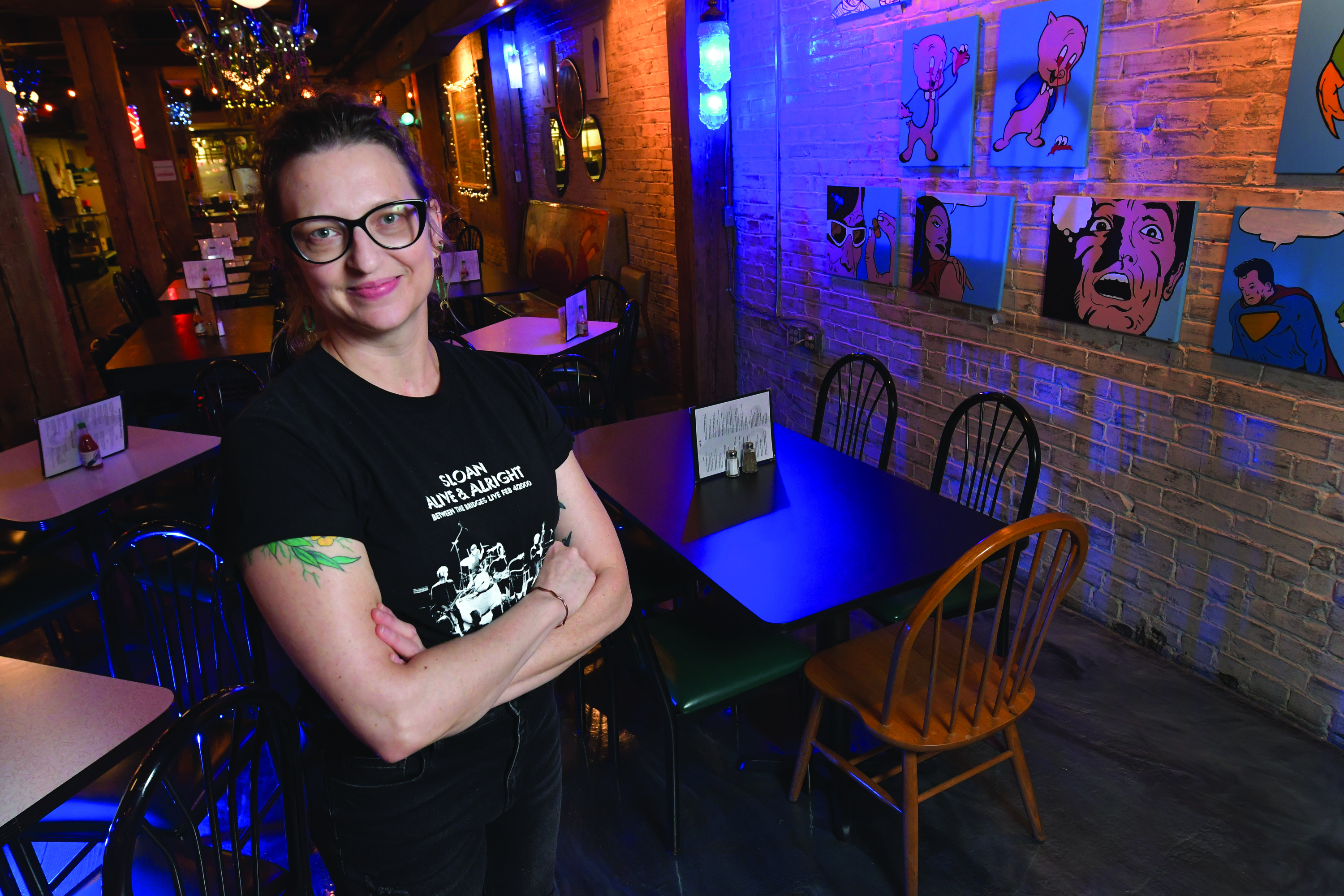 Julie Maag is owner and chef at Rhythm Kitchen Music Cafe.