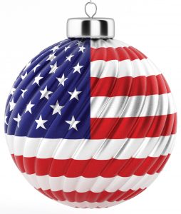 USA Flag Ornament