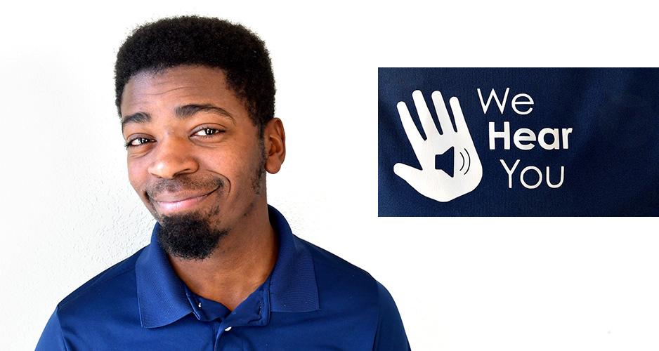 Pierre Paul is CEO and founder of We Hear You, a company that has created a sign language translator and hand held device that turns handicap accessible doors into automatic doors.