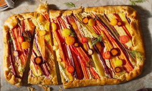 Carrot Feta Tart