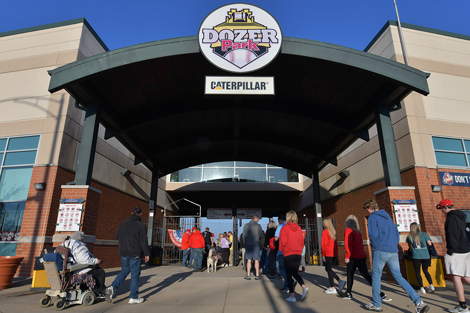 Dozer Park entrance