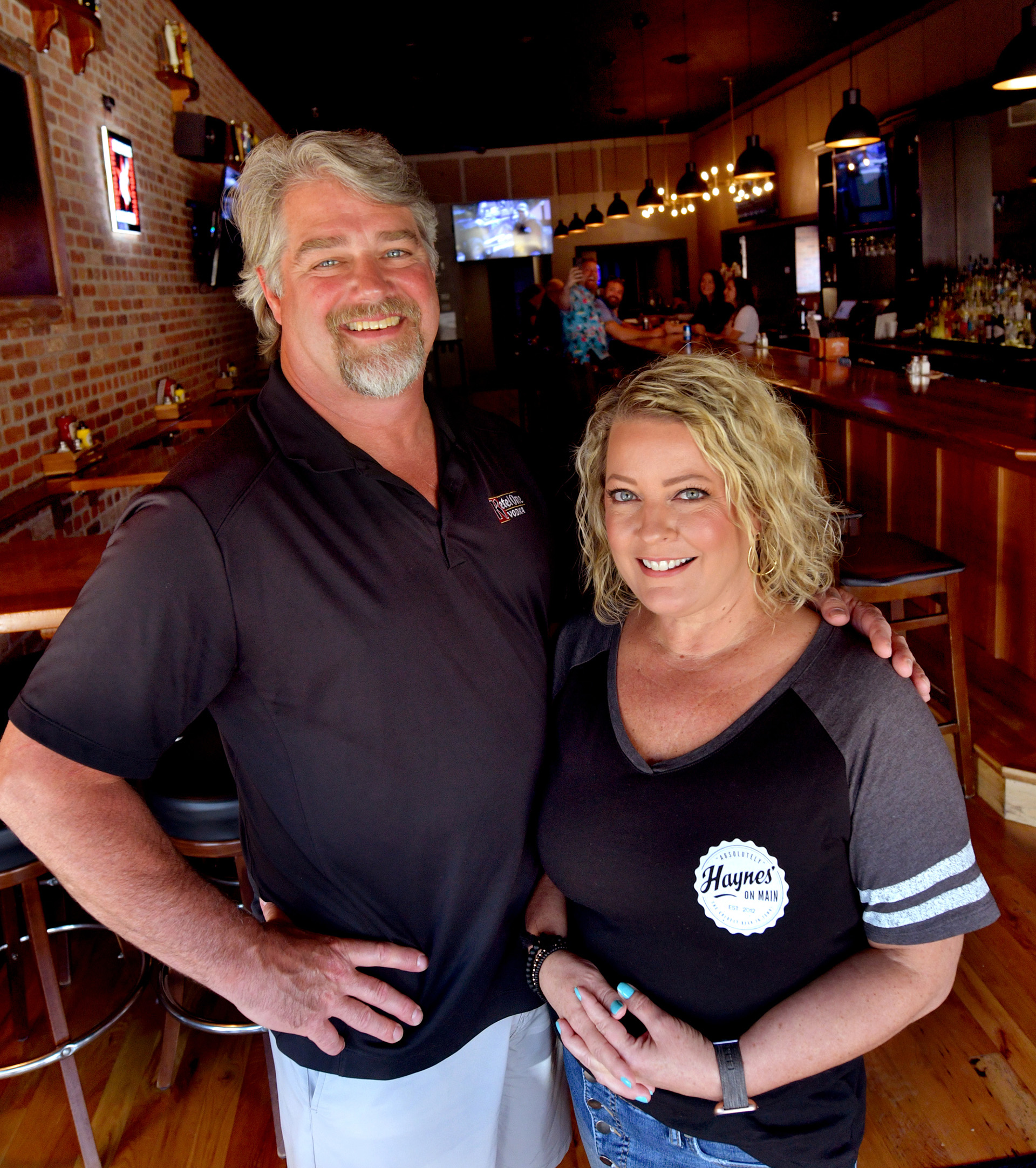 Patrick and Carol Haynes, owners of Haynes on Main in Mackinaw