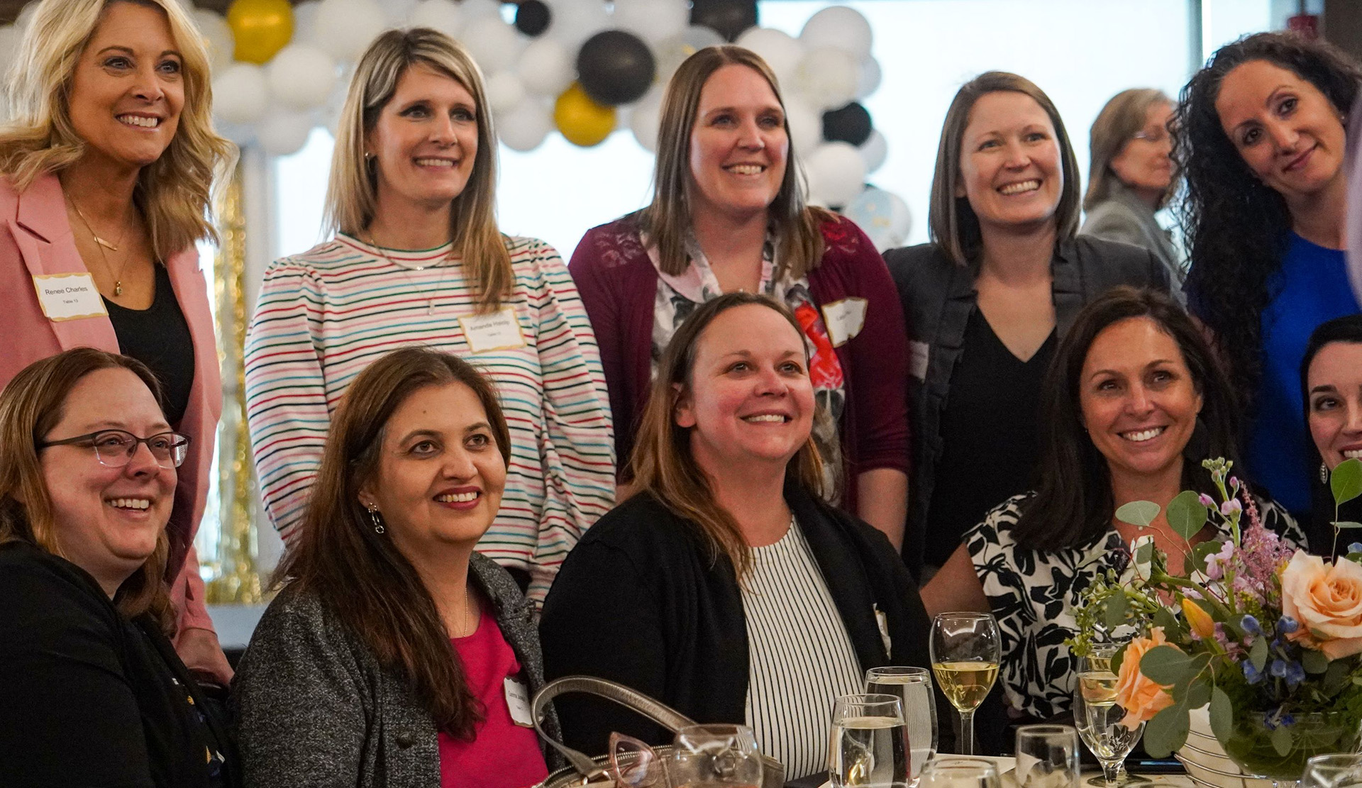 Back row: Renee Charles, Amanda Haislip, Laura Sutter, Ellen Grohovena and Lila Cabral. Front row: Brooke Miller, Garima Juneja, Christina Dean, Caysey Geiger and René Clauser