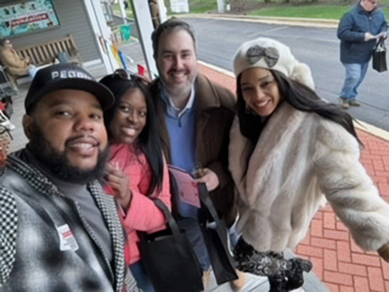 Andre Allen, Kim McGhee, Alex Elger and Jaleesha Allen 