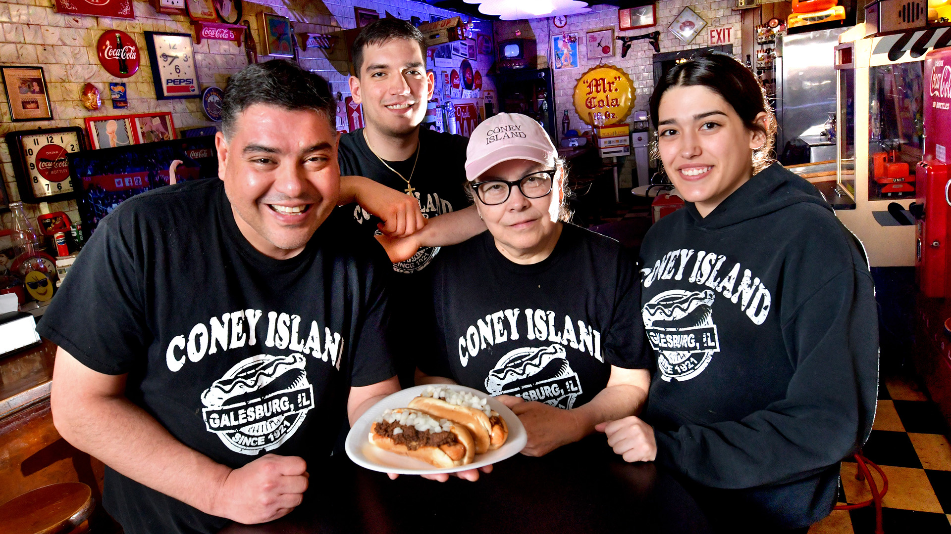 Jesus Valdez and his mother Maria Valdez are owners of Coney Island with son Manny and daughter Mariah