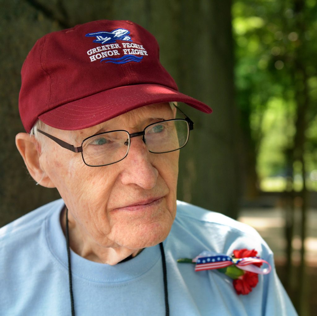 Dean Kendall, 99, of Washington, Illinois, was an Army medic who followed the initial D-Day invasion into France