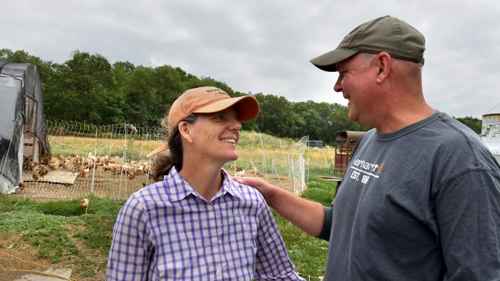 Anita and Brian Poeppel of Broad Ranch Farm in Chillicothe