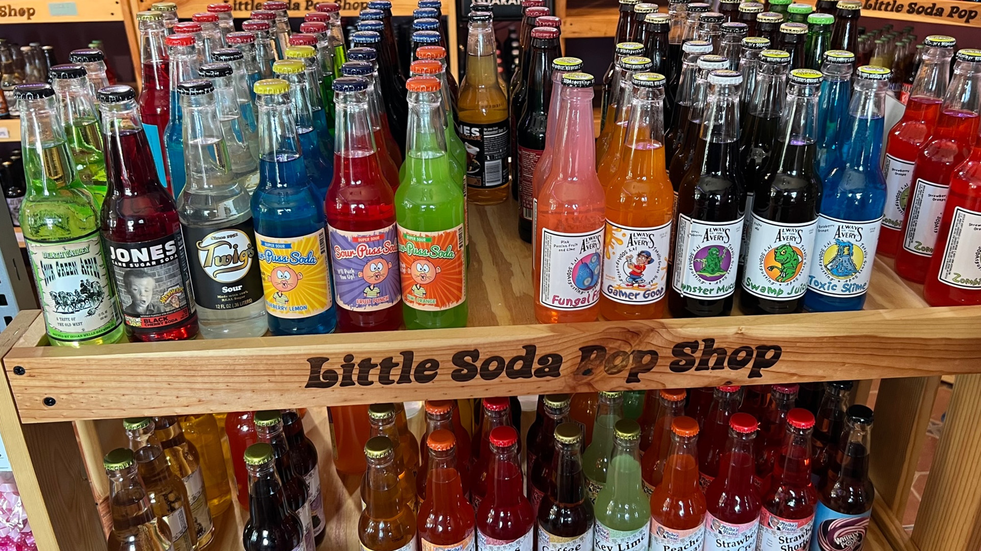 More than 350 sodas are in stock at the Little Soda Pop Shop in Utica. It’s the only shop in central Illinois with a soda-only focus