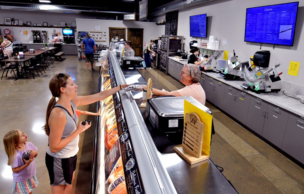 Braker’s has an extensive deli with nearly 30 types of deli meat and 45 types of cheese