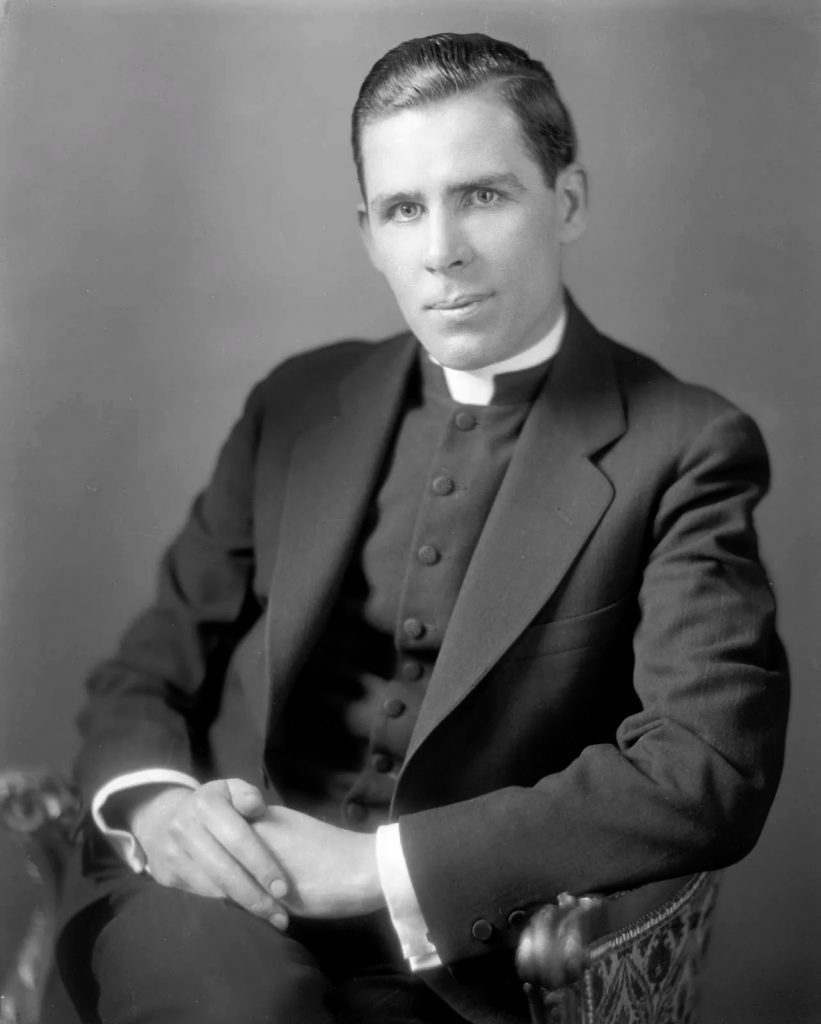 Fulton Sheen as a young priest