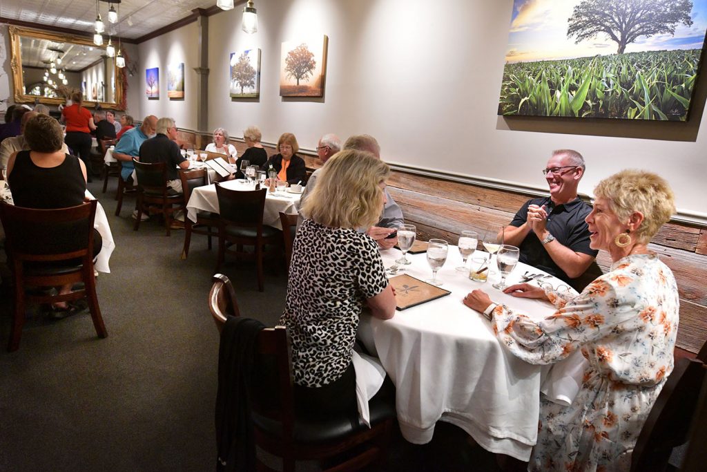 Dining room at  Hearth restaurant